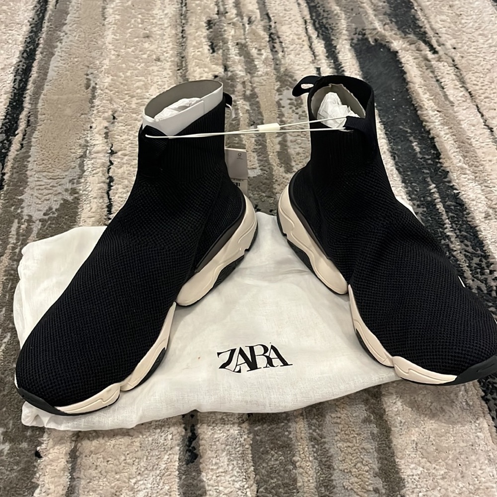Zara Slip On Sneakers Sz 7 Mens - Picture 2 of 5